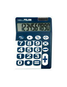 CALCULADORA AZUL 10 DIGITOS 2