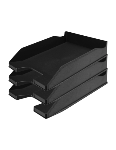 BANDEJA SOBREMESA PLASTICO NEGRO OPACO 1