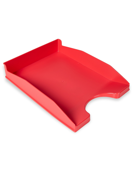 BANDEJA SOBREMESA PLASTICO ROJO OPACO 24