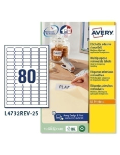 ETIQUETAS ADH.IMPR.AVERY A4...