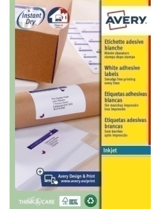 ETIQUETAS ADH.IMPR.AVERY A4...