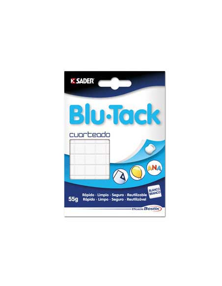 SUJETACOSA MASILLA BOSTIK BLU TACK BLANCO CUARTEAD