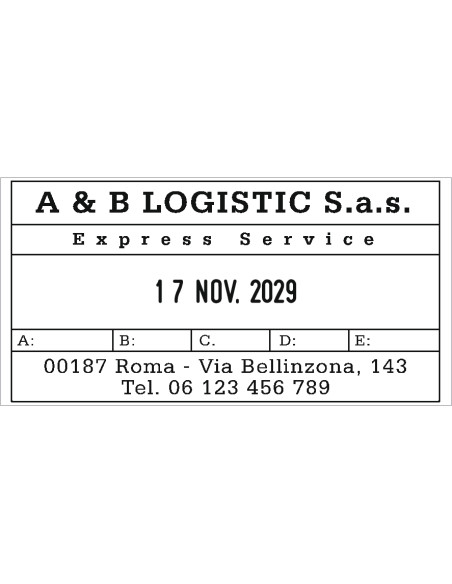 TRODAT 4726 SELLO AUTOMATICO FECHADOR 75X38MM