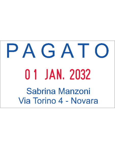 TRODAT 4750 SELLO AUTOMATICO FECHADOR 41X24MM