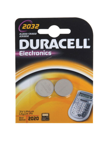 PILA DURACELL ALCALINA BOTON CR2032...