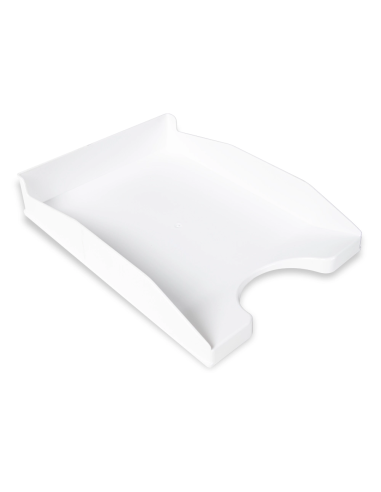 BANDEJA SOBREMESA PLASTICO BLANCO OPACO