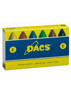 LAPICES CERA DACS CAJA DE 6...