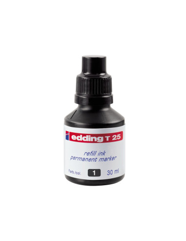 TINTA ROTULADOR EDDING T-25 NEGRO...