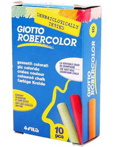 TIZA COLOR ANTIPOLVO ROBERCOLOR CAJA...