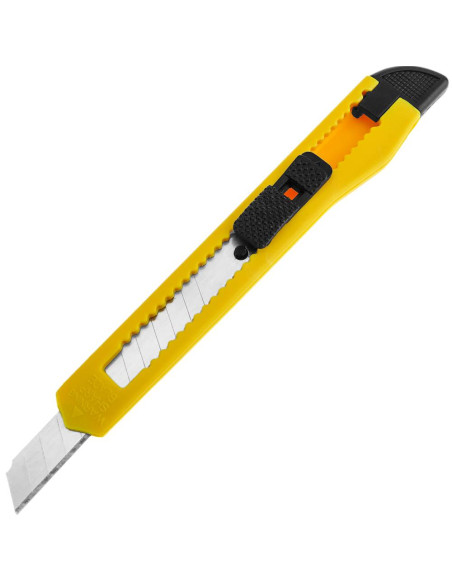 CUTER PLASTICO ESTRECHO CUCHILLA 9 MM XD