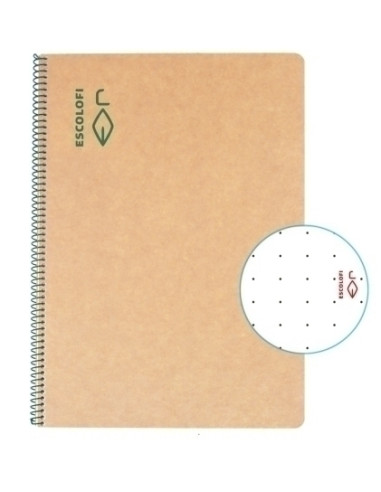 BLOC ESCOLOFI tapa DURA A4 100h DOTS...