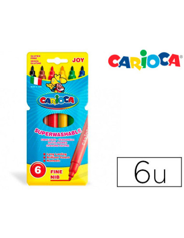 ROTULADOR CARIOCA JOY CAJA DE 6...