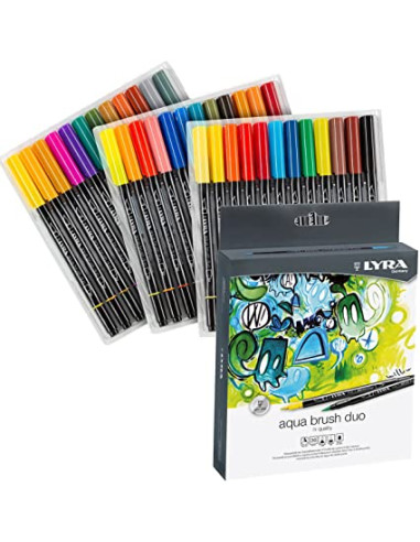 ROTULADOR LYRA AQUA BRUSH DUO CAJA DE...