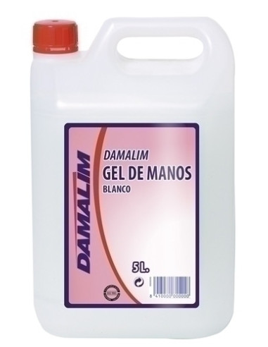 GEL DE MANOS BLANCO DAMALIN 5 LITROS