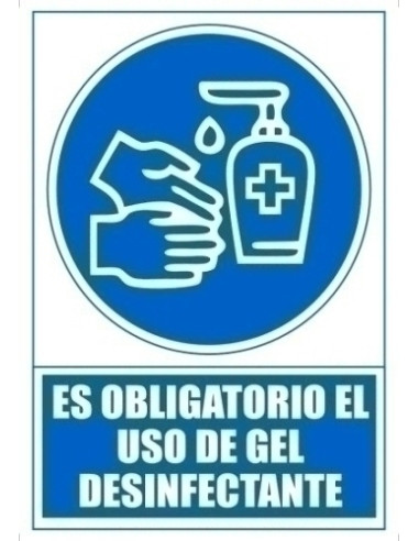 SEÑAL SERIGRAFIADA 1 TINTA AZUL ES...