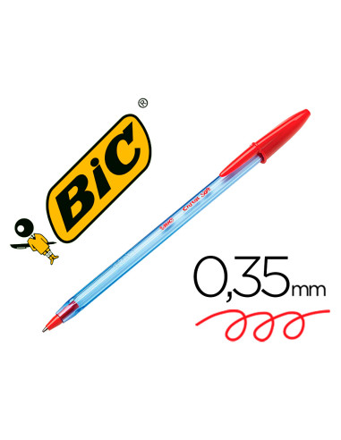 BOLIGRAFO BIC CRISTAL SOFT ROJO PUNTA...