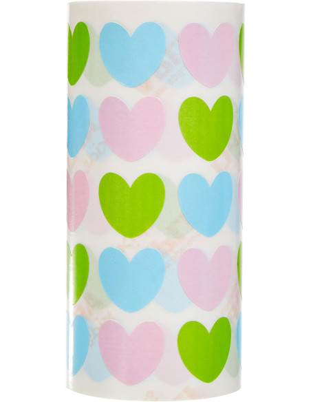 GOMETS APLI CORAZON MULTICOLOR 20X18MM