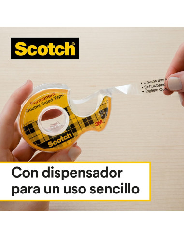 CINTA ADHESIVA SCOTCH 136-D DOS CARAS...