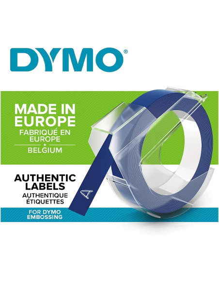 CINTA DYMO 3D 9 MM X 3 MT AZULTRADICIONAL