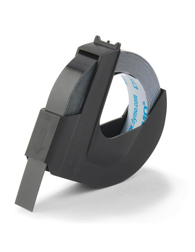 CINTA DYMO 3D 9 MM X 3 MT NEGRA...