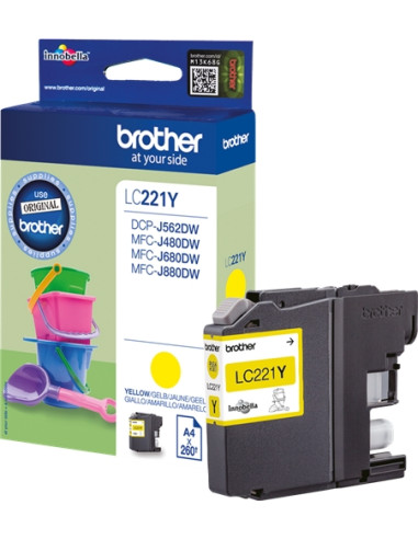 INK-JET BROTHER LC221Y DCP-J562DW /...