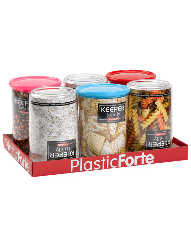 BOTE MULTIUSOS PLASTICO 1 L CON TAPA...