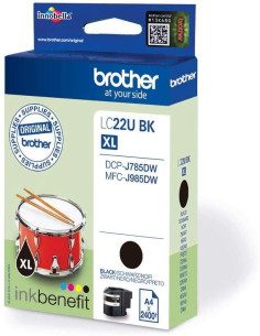 INK-JET BROTHER LC22UBK XL...
