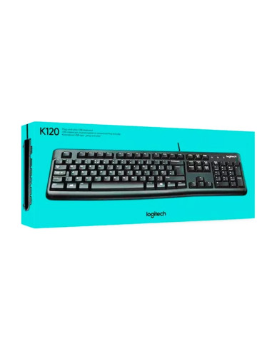 TECLADO LOGITECH K120 USB 2.0 CON...