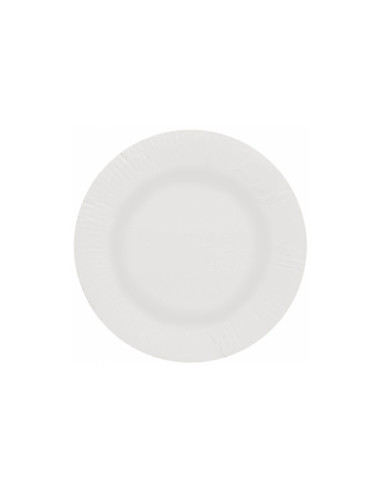PLATO PAPEL RECICLABLE BLANCO 18 CM...