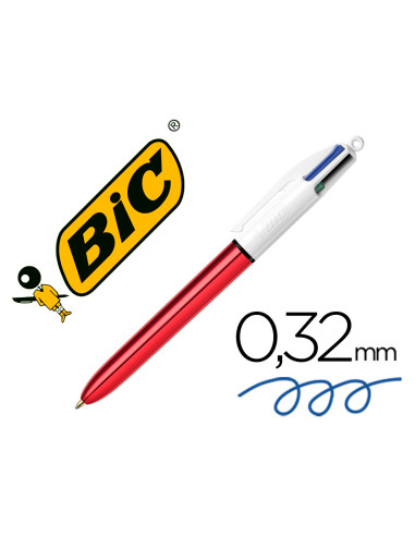 BOLIGRAFO BIC CUATRO COLORES SHINE...