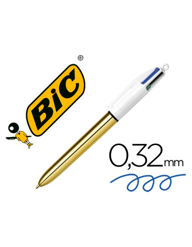 BOLIGRAFO BIC CUATRO COLORES SHINE...