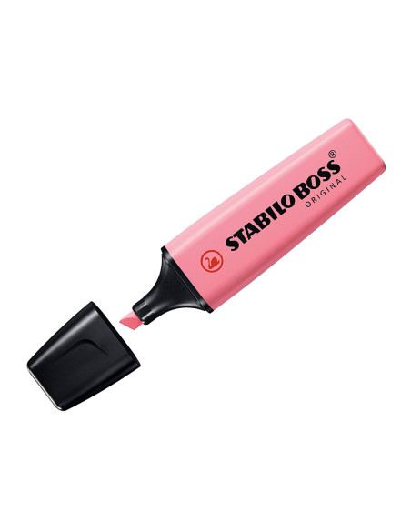 ROTULADOR STABILO BOSS FLUORESCENTE 70 PASTEL ROSA
