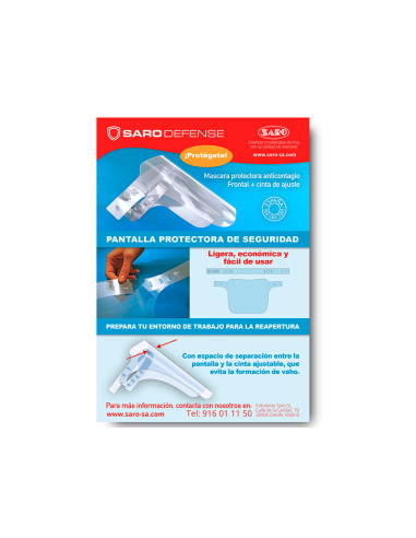 PROTECTOR FACIAL TRANSPARENTE...