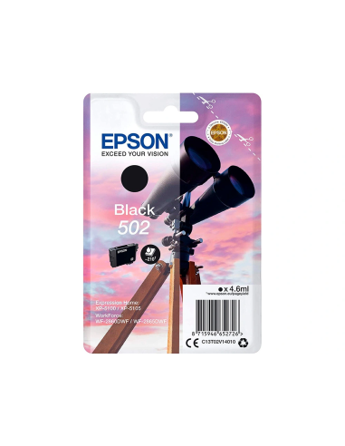 INK-JET EPSON SINGLEPACK NEGRO 502 INK