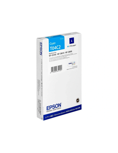 INK-JET EPSON T04C2 CIAN 1700 PAGINAS