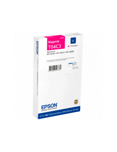 INK-JET EPSON T04C3 MAGENTA 1700 PAGINAS