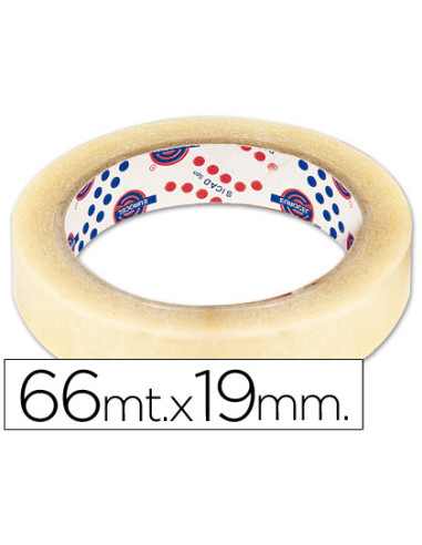 CINTA ADHESIVA EUROCEL 66 MT X 19 MM