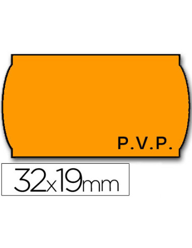 ETIQUETAS METO ONDULADAS 32X19 MM PVP...