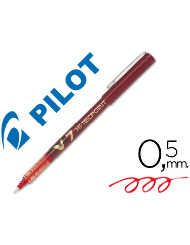 ROTULADOR PILOT PUNTA AGUJA V-7 ROJO...