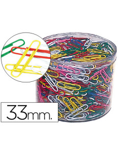 CLIPS COLORES LIDERPAPEL...