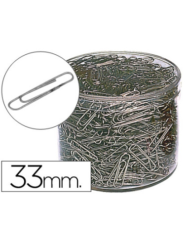 CLIPS NIQUELADOS N233 MM CUBILETE DE 10