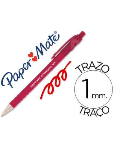 BOLIGRAFO FLEXGRIP RETRACTIL ROJO