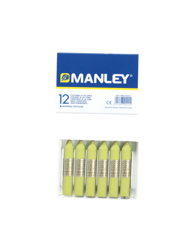 LAPICES CERA MANLEY UNICOLOR VERDE...