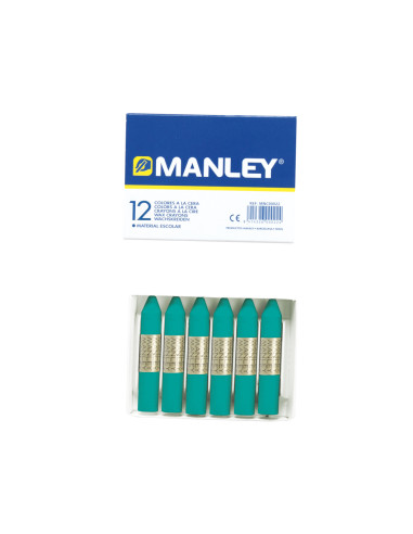 LAPICES CERA MANLEY UNICOLOR VERDE...