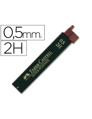 MINAS FABER GRAFITO 9065 0,5 MM 2H...