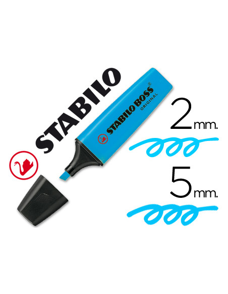 ROTULADOR STABILO BOSS FLUORESCENTE 70 TURQUESA