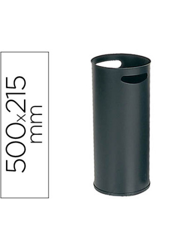 PARAGUERO METALICO 306 NEGRO 50X21,5 CM