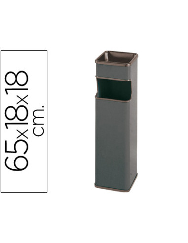 CENICERO PAPELERA CUADRADO 403GRIS...