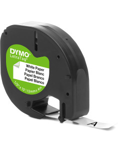 CINTA DYMO PAPEL 12MMX4MT...