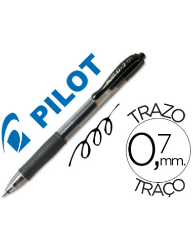 BOLIGRAFO PILOT G-2 NEGRO TINTA GEL...